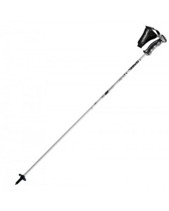 Kije narciarskie Gabel Silvester white 120 cm (14 mm wypinane paski Click 3D)