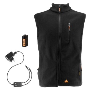 Podgrzewana kamizelka AJ4 ALPENHEAT FireVest fleece black M