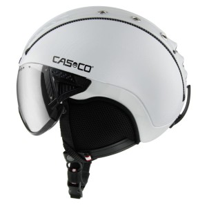 Kask narciarski CASCO SP-2 Visor Carbonic white S