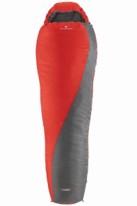 Śpiwór syntetyczny FERRINO Yukon PRO red 1550 g +18/-15 oC