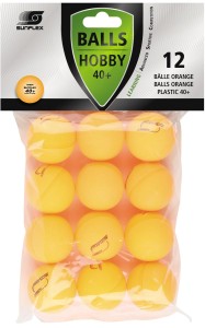 Piłeczki do tenisa stołowego SUNFLEX Hobby pomarańczowe 12 szt. 20807